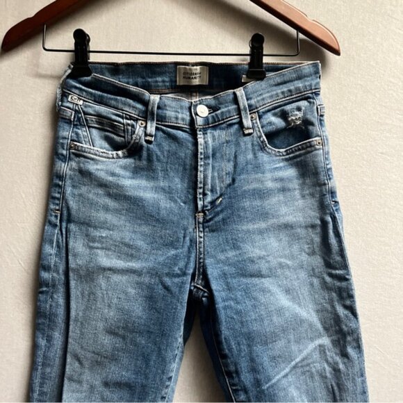 Citizens of Humanity rocket ankle Blue Women's Skinny Jeans Sz 26 - Picture 5 of 13